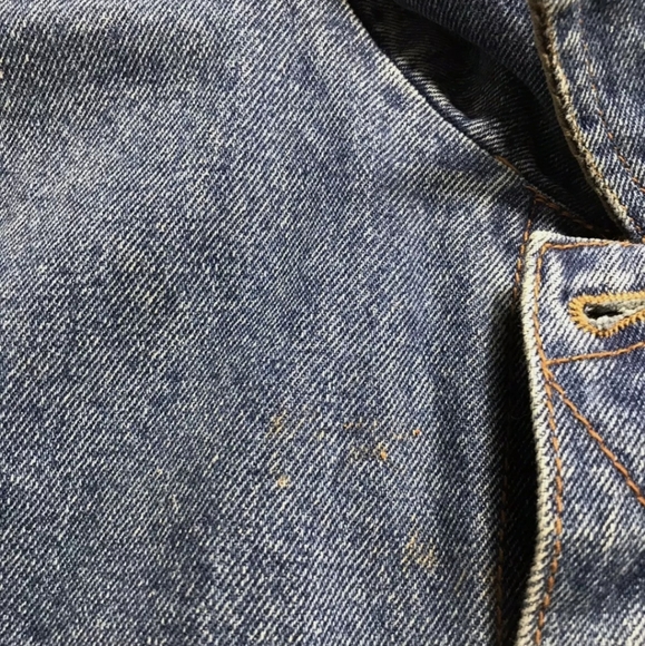 Cold Storage Mens Denim Blue Jean Lined Trucker Work Jacket Corduroy Size Large - Picture 8 of 11